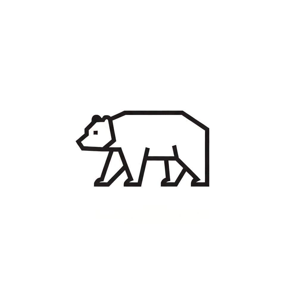 Vector style logo example