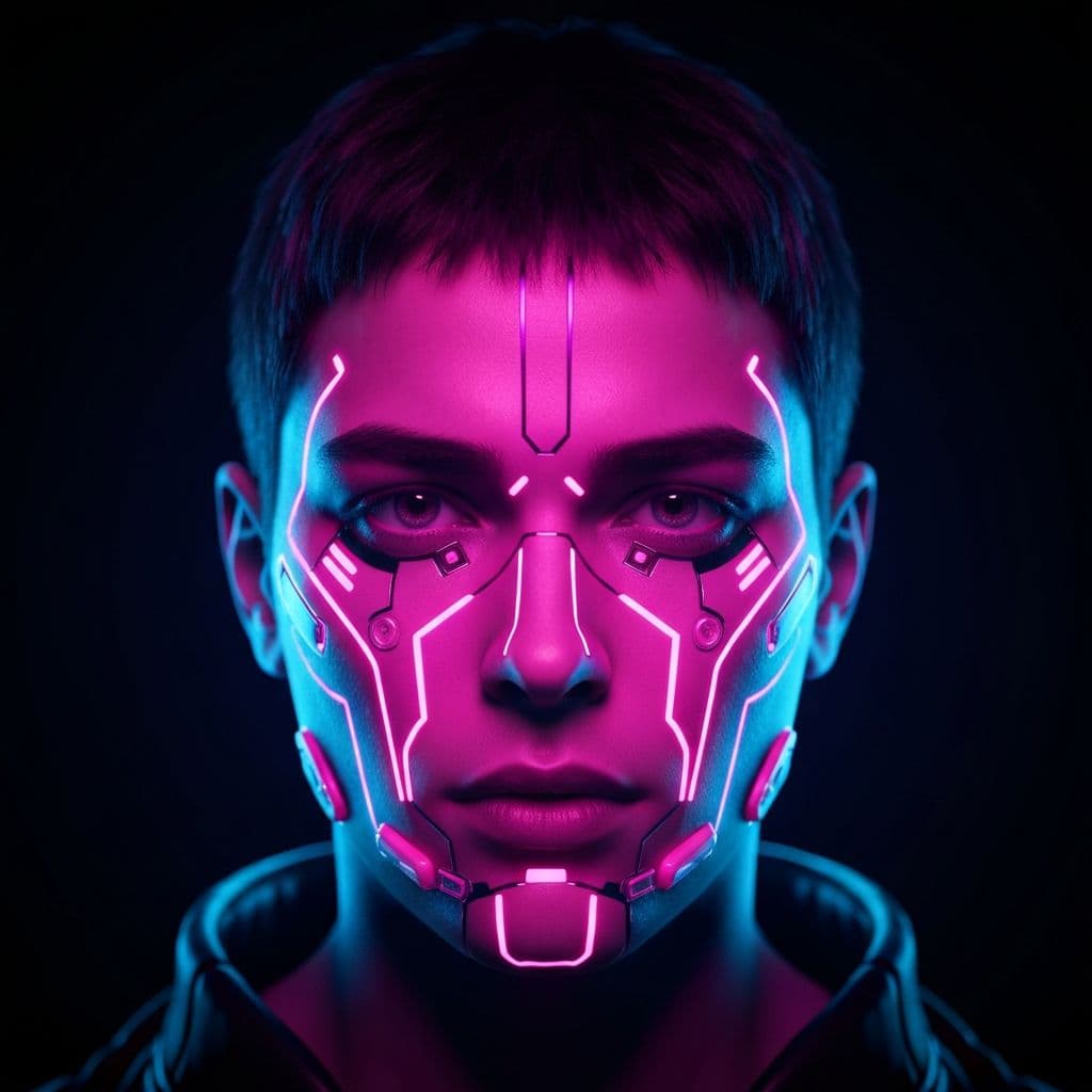 Cyberpunk profile picture example