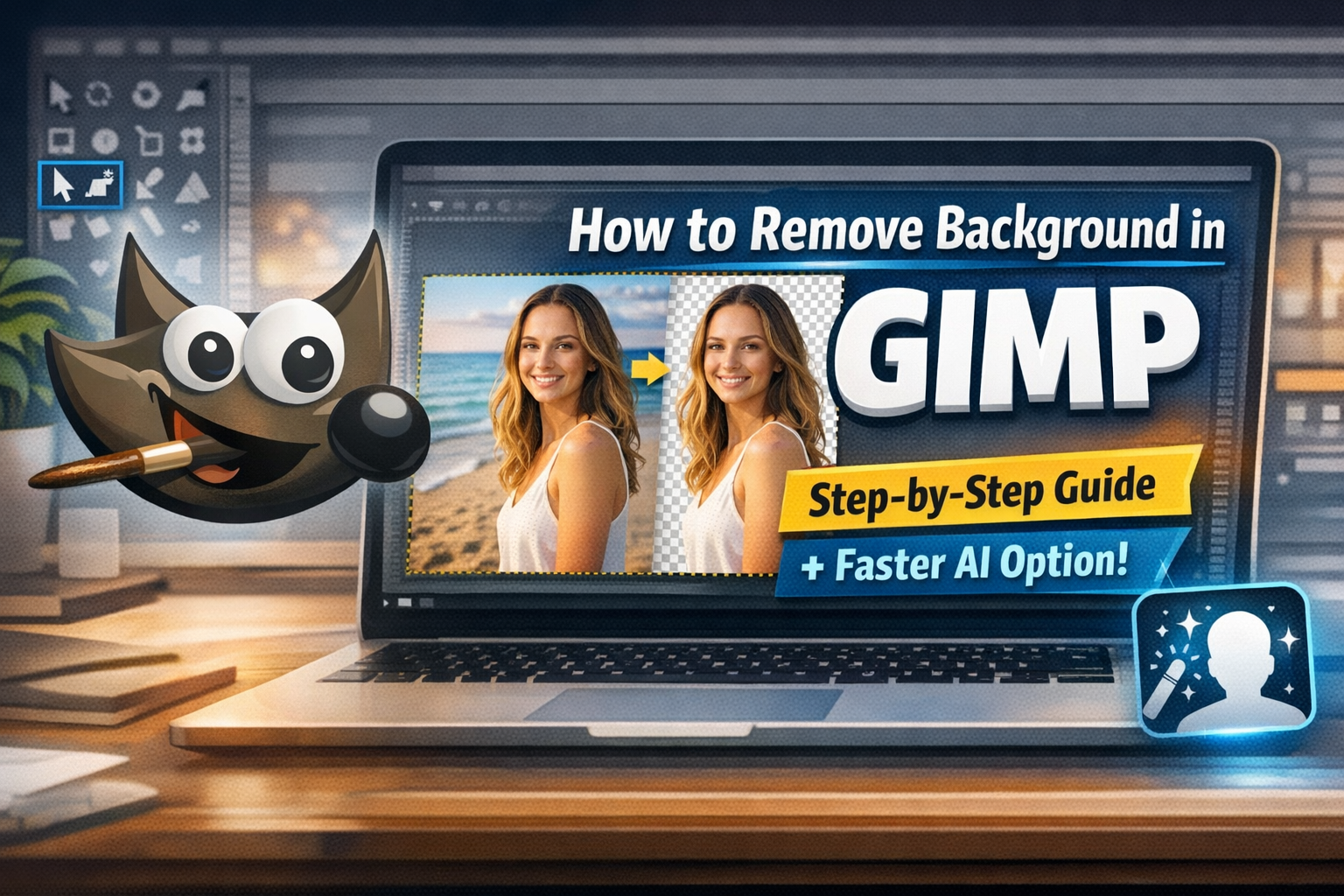 How to Remove Background in GIMP
