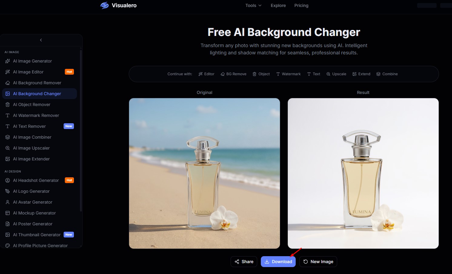 Download Your Final Image