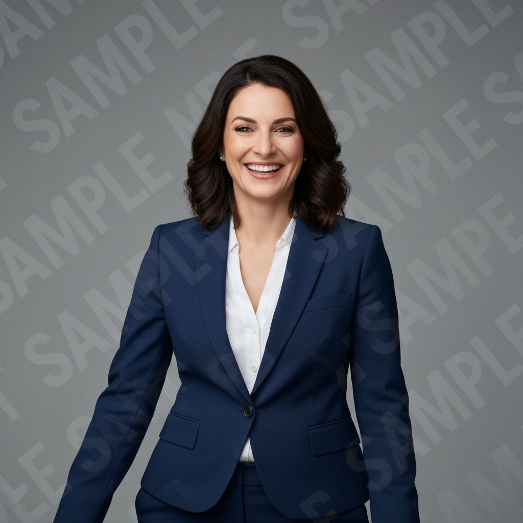 Portrait with watermark